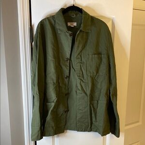 Men's Green Lightweight Photographer’s Jacket. Wallace & Barne’s. J. Crew